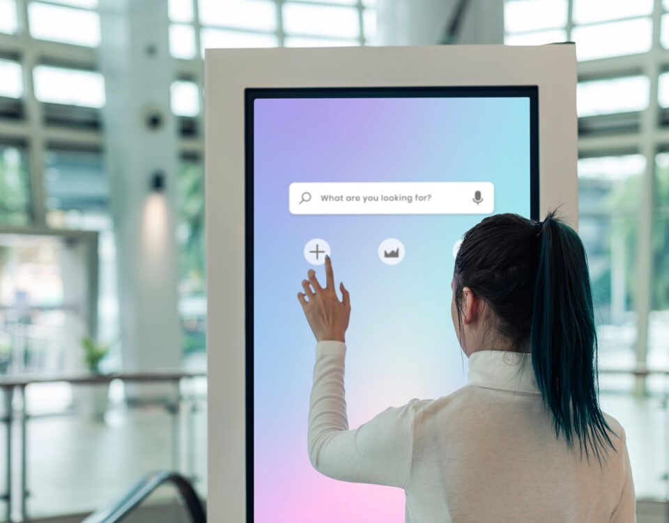 digital kiosk display